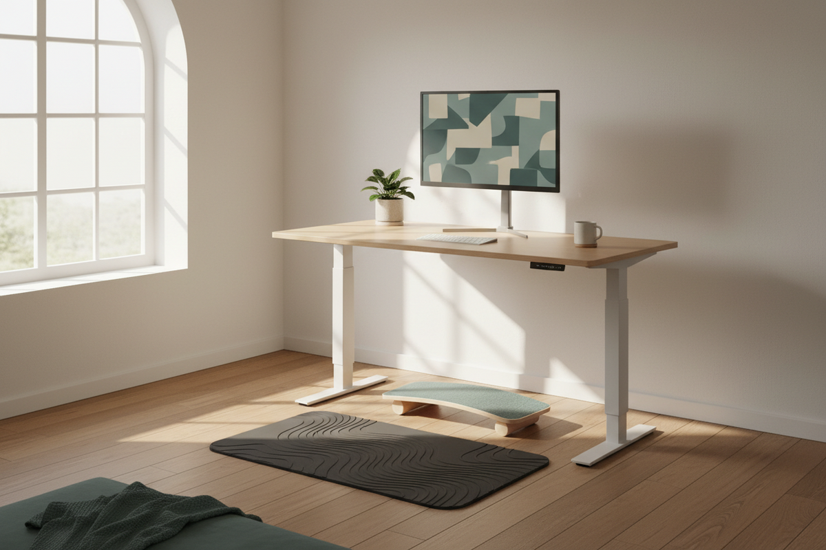 How to Set Up an Active Standing Station at Your Desk
